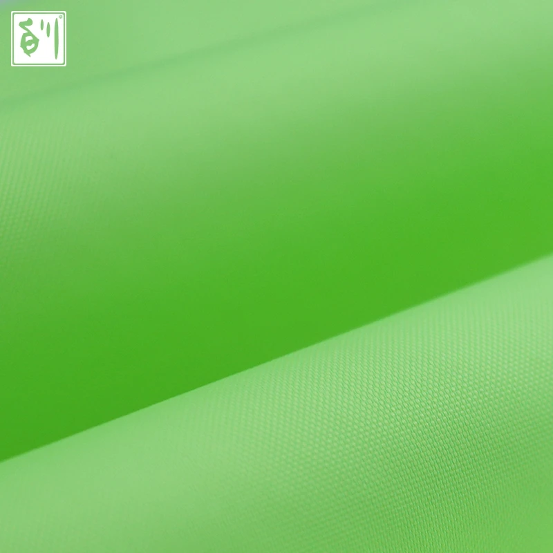 Baichuan Rpet dope dyed recycled HIGH VISIBILITY 300D polyester oxford waterproof fabric