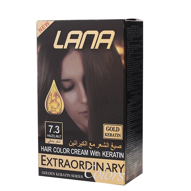 100% gray covered private brand professional non-ammonia blue black organic 60ml*4 Hair Dye 9 set