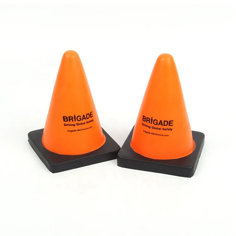 Custom Logo Traffic Cone Stress Ball Antistress Toy