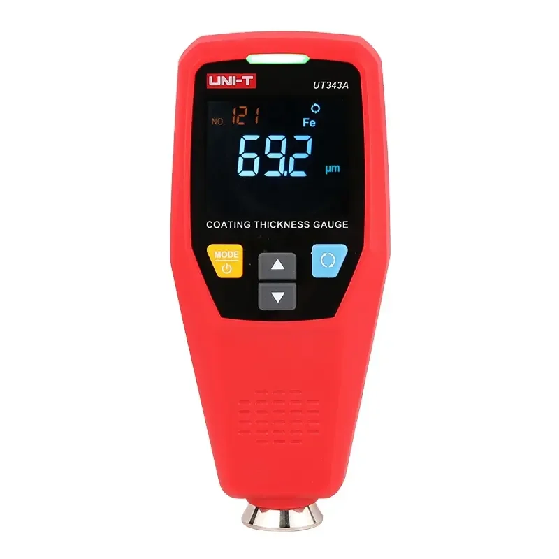 UNI-T UT343A Coating Thickness Gauge used to measure the thickness of the plated and coated sheet on ferrous/non-ferrous