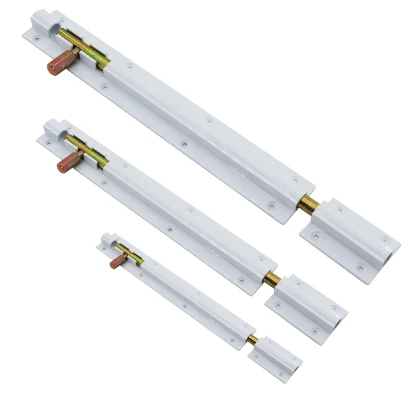 ULW Stainless Steel Slide Door Safety Bolt Modern Plastic Lock for Hotel Fire Security Guard Guarded by ULW Bolt Latch