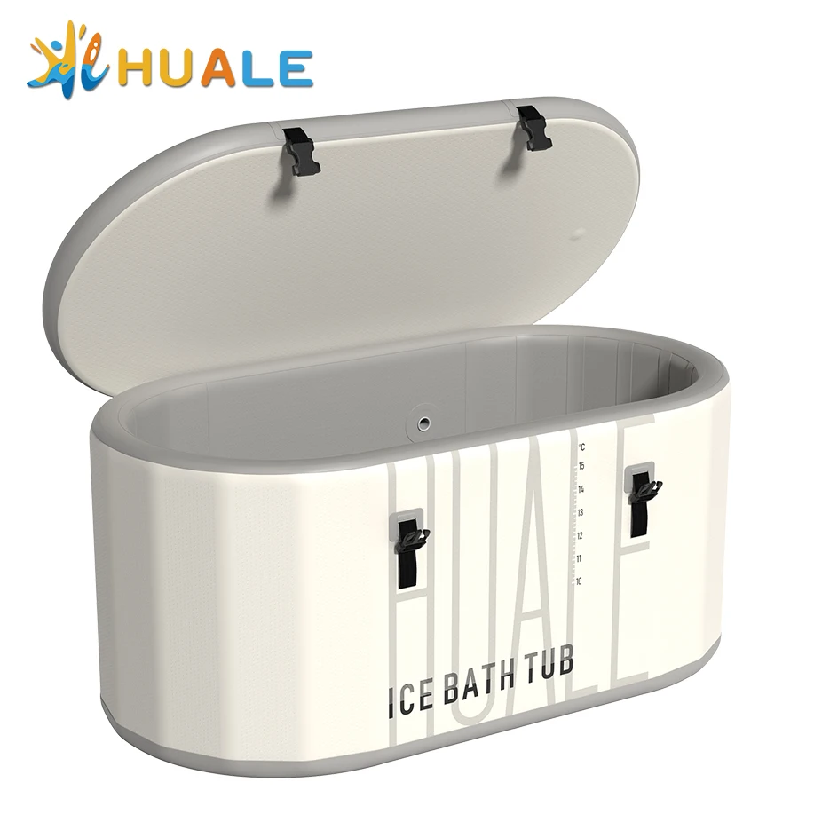 China Supplier Customized Cold Plunge Inflatable Ice Bath Portable Plunge Recovery Water Treatment From Ice Barrel For Kids