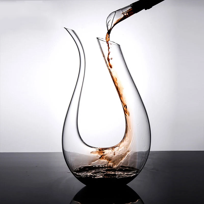  Amazon top seller Lead-Free Crystal Glass Wine Decanter for