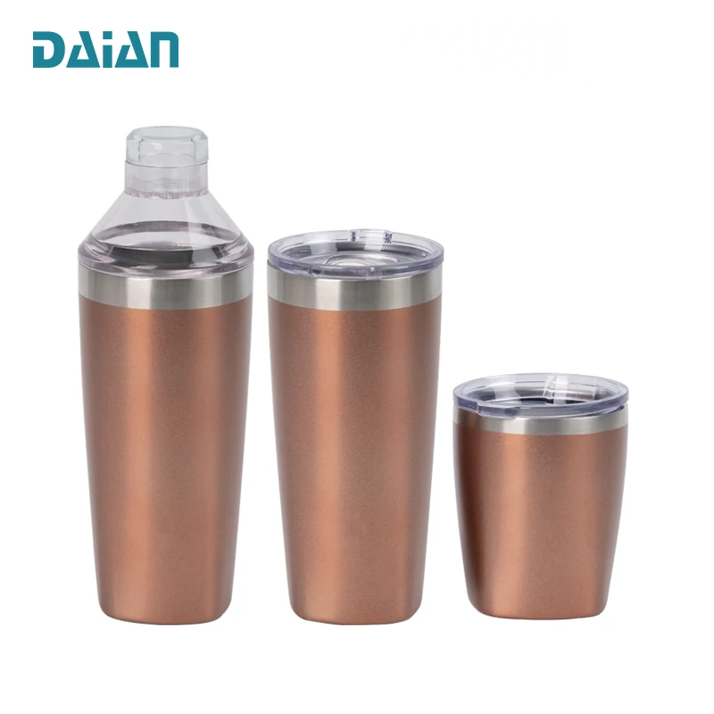 China Supplier Dragon Boat Festival Item Daian 20oz Wine Whisky Tumbler and Drink Mixer Bar Stainless Steel Cocktail Shaker