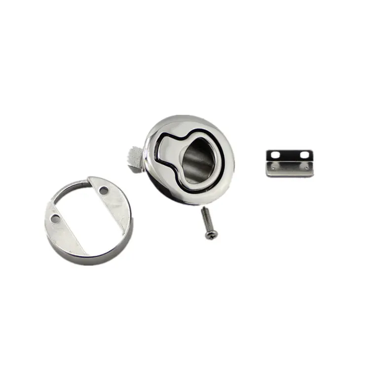 Hardware Round Bass Boat Cam Locker Door Latch Lock Slam Latch With Key For Marine