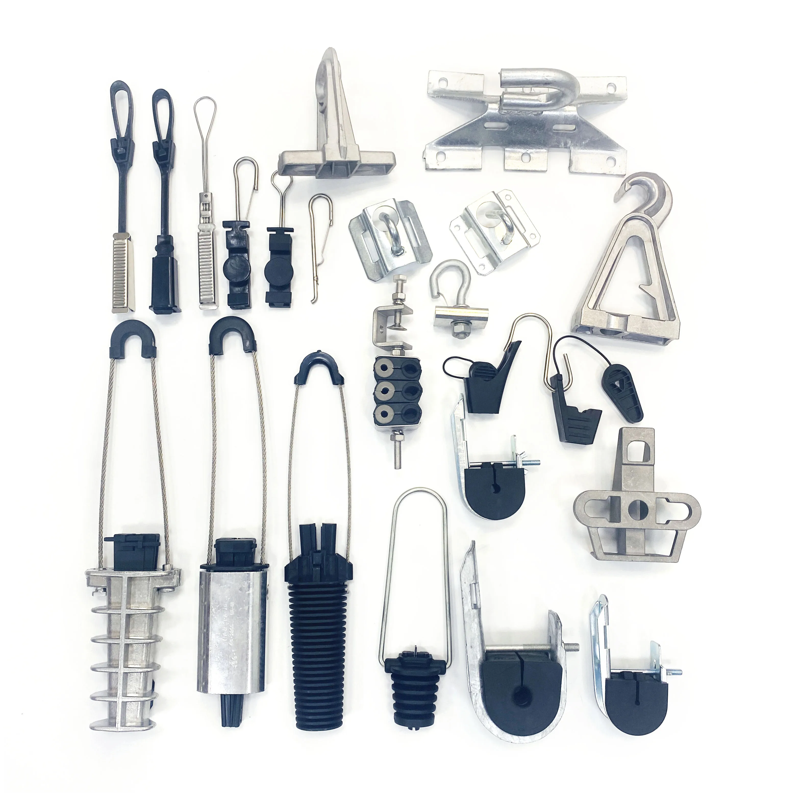 FTTH Fiber Optic Drop Cable Tension Clamp clamp for fiber drop cable Fiber Optic Cable Tension Clamp