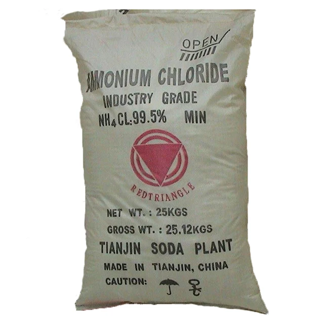 red triangle ammonium chloride Nh4Cl