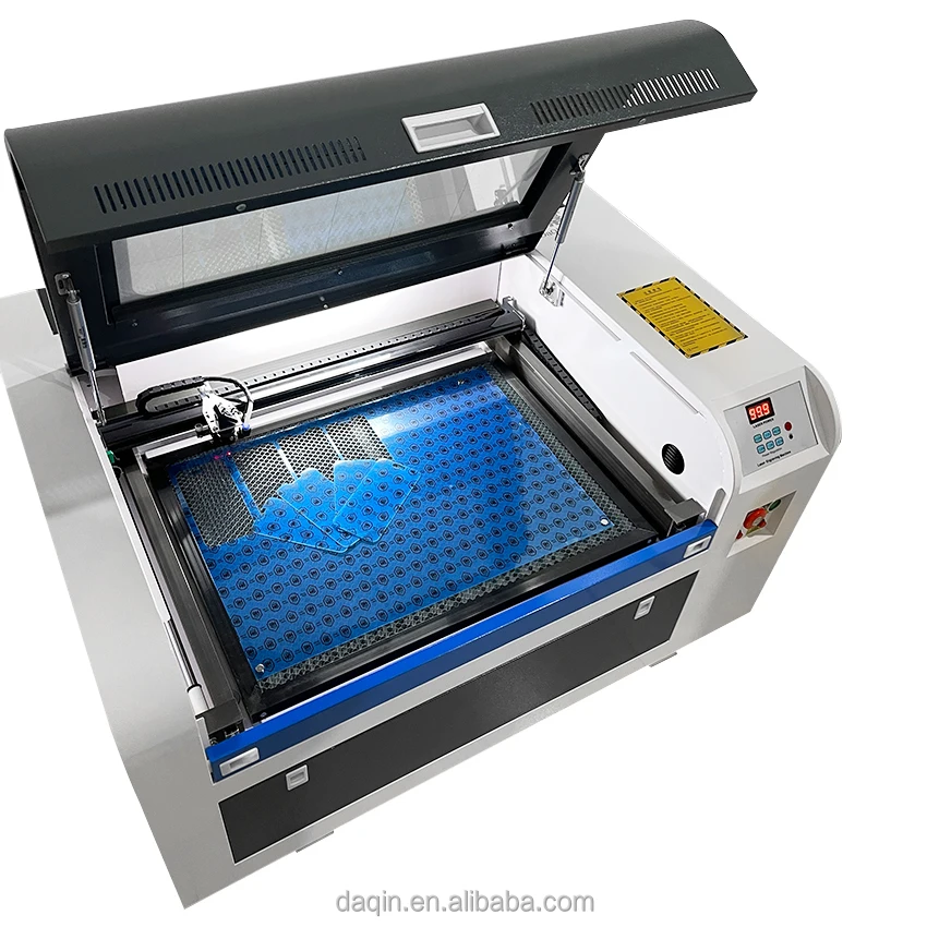 DAQIN 4060 Закаленное стекло протектор для экрана режущие решения CO2 лазерная резка стекла с программным обеспечением