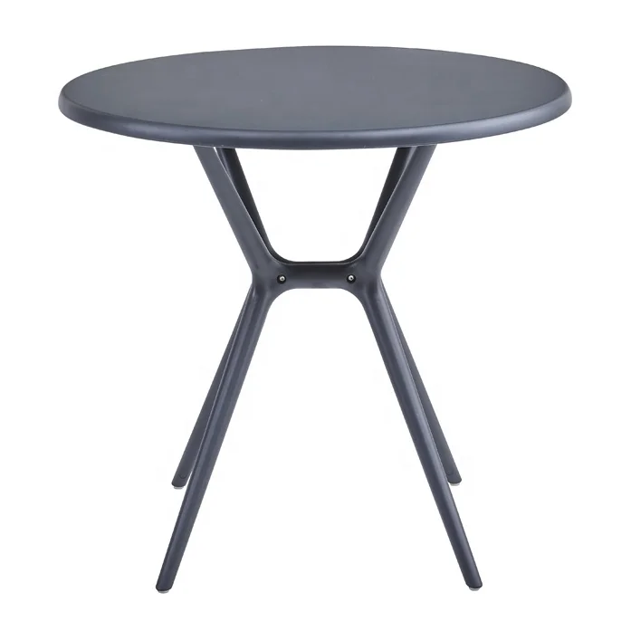 Factory Price Outdoor Plastic Cafe  Furniture Bistro Dining Table