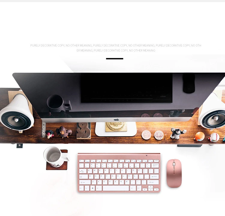 Mini 2.4G Wireless 78 Keys Rechargeable Keyboard and Mouse Combo for Laptop  Silm Portable Gaming Keyboard and Mouse Set for PC