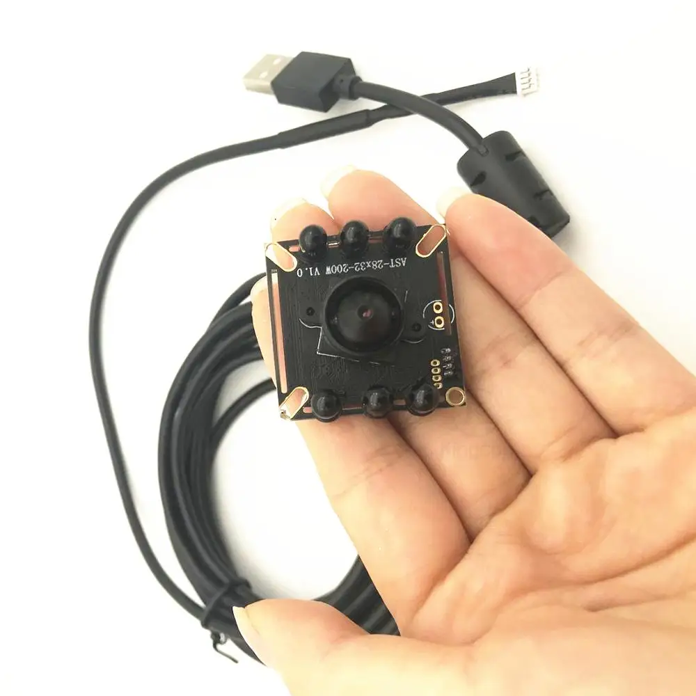 OEM manufacturer infrared ir full hd camera module cmos pcb board pinhole 3.7mm plug and play ATM UVC linux webcam usb camera