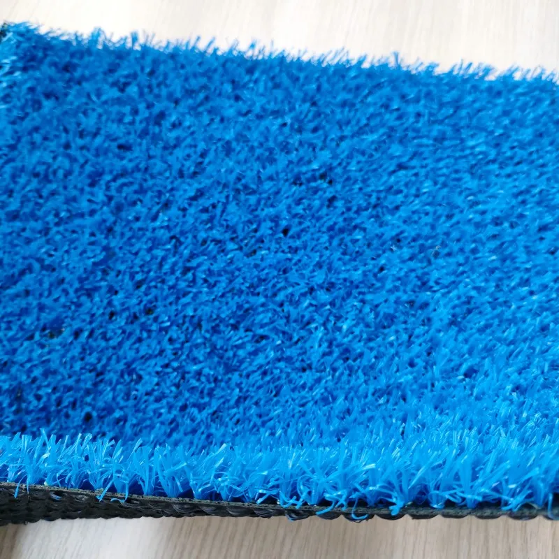 Artificial grass sweeper for plants decoration dog stairs with plastic lawn for outdoor cheap blue synthetic turf for football