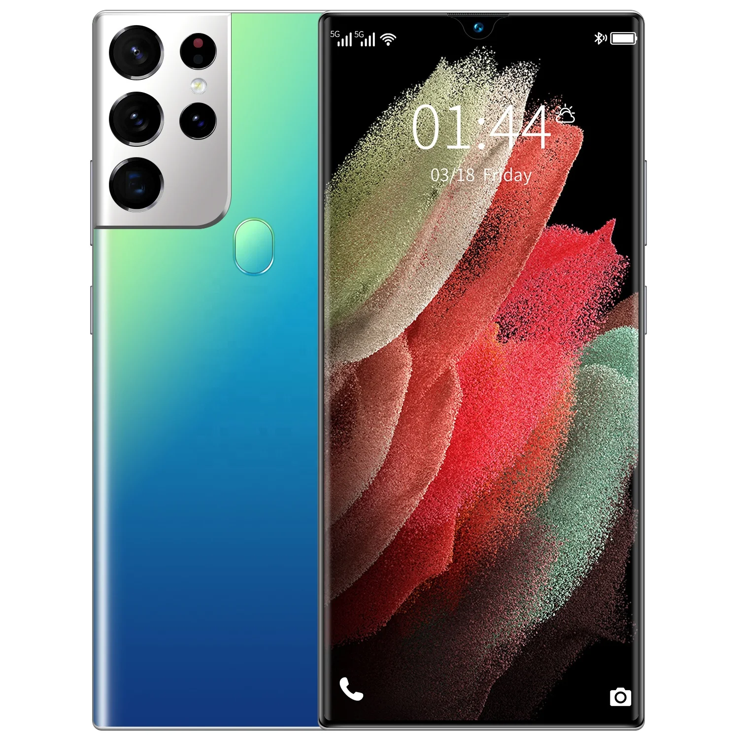  2021 горячая Распродажа S21 UItra 8G + 256G Android 10 3G 4G 5G Смартфон HD камера AMOLED Полный экран Оригинальные разблокированные мобильные