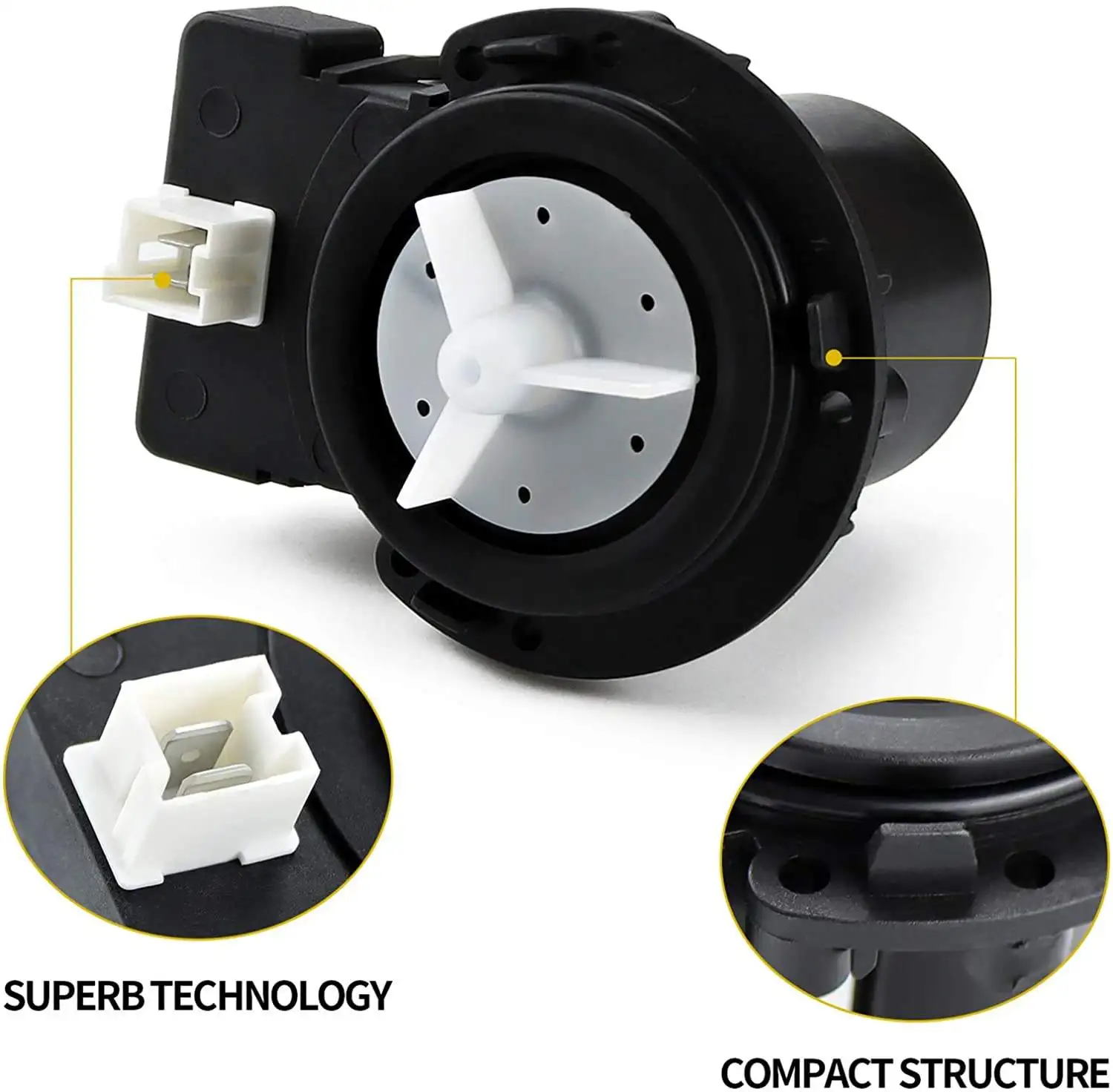 Factory Direct Supply DC31-00054A Motor Ac Water Drain Pump For Samsung washing machine spare parts motor Drain Pump