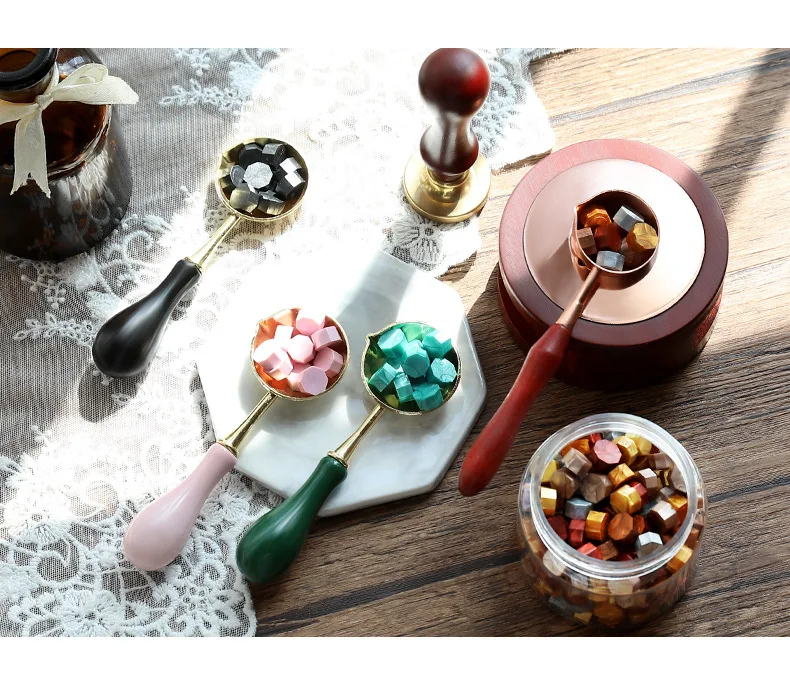 Небольшая плавильная печь для воска под заказ деревянная плавления лака набор аксессуаров уплотнения восковая пеллетная