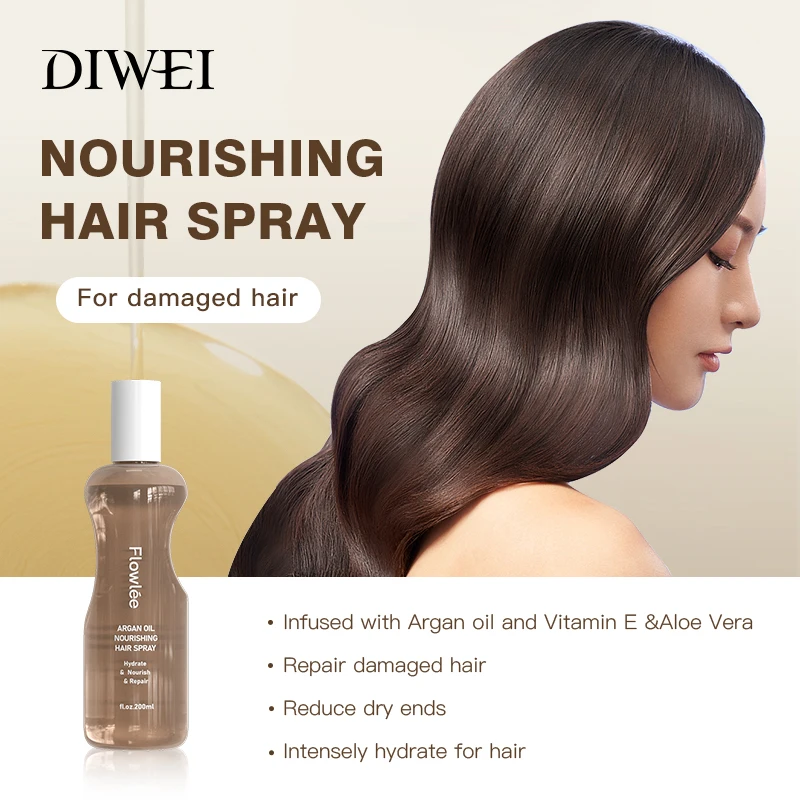 DIWEI Customized Logo Argan Oil Shampoo Nourishing Hair shampoo hair care set shampoo and conditioner