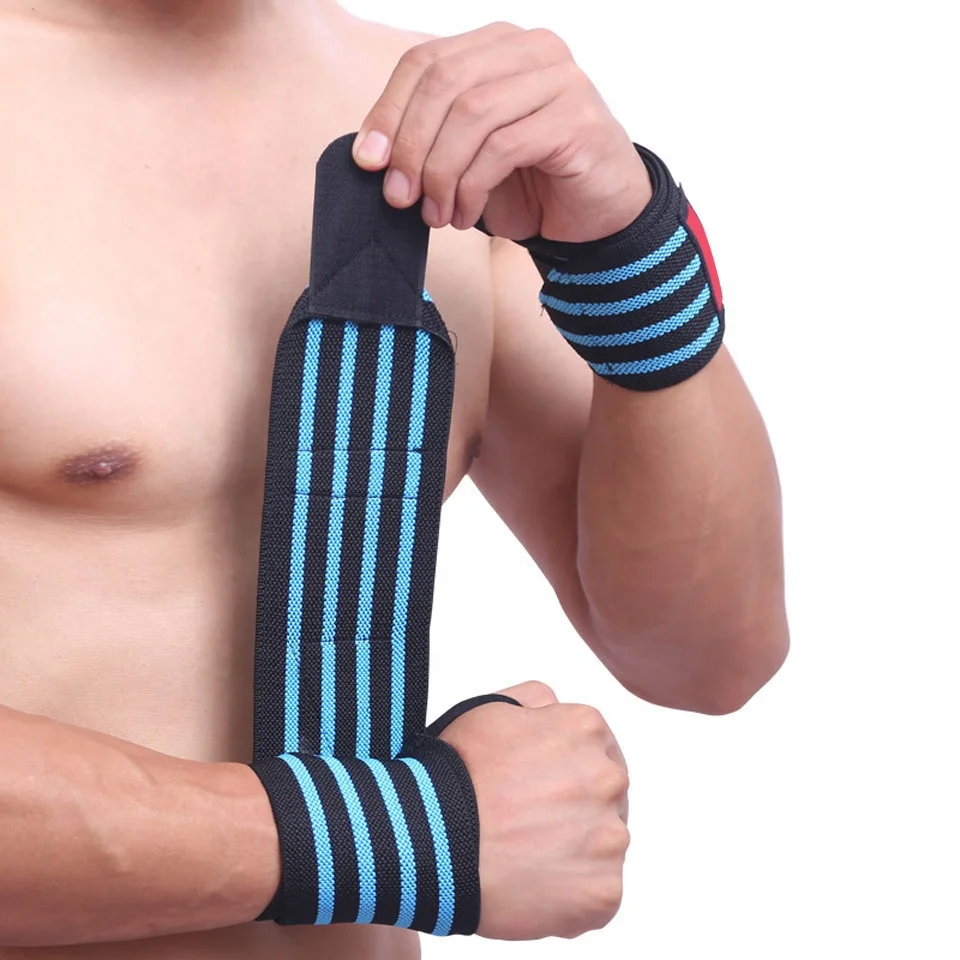 Professional Fitness Equipment Thumb Loop Wrist Wraps Weightlifting