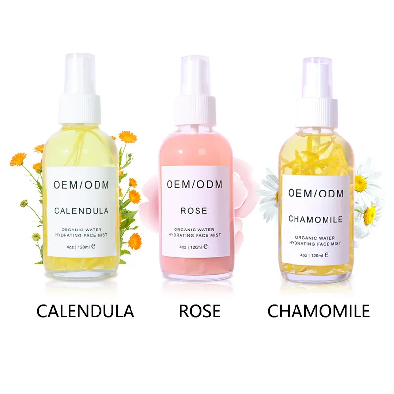 Factory Price Calendula Chamomile Calendula Toner 120ml Facial Softener Spray Toner Spray