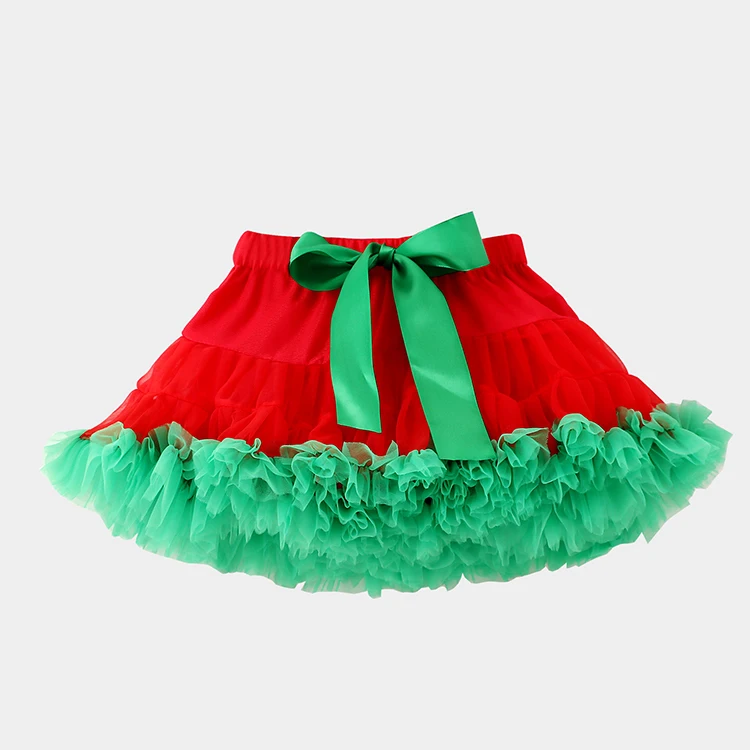 Girls Tutu Skirts Solid Fluffy Tulle Princess Ball Gown Pettiskirt Kids Ballet Party Performance Dress for Children