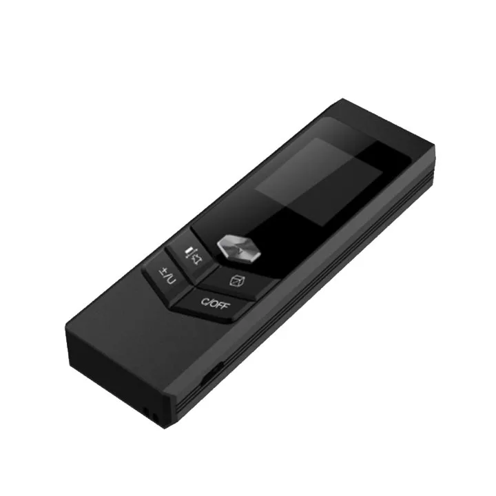Цифровой лазерный дальномер металлик 40 м USB зарядка электронная линейка Инфракрасный
