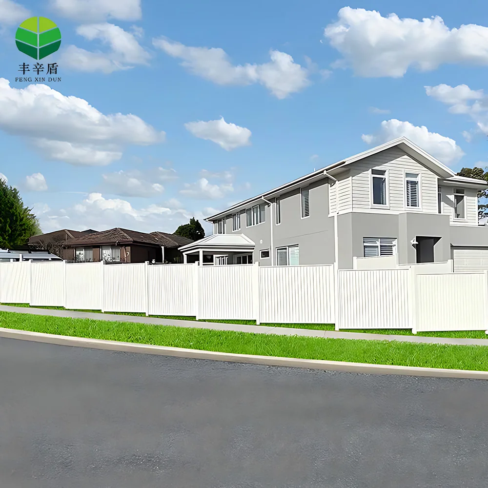 Modern designer high secure privacy black aluminum alloy garden slat fencing for houses