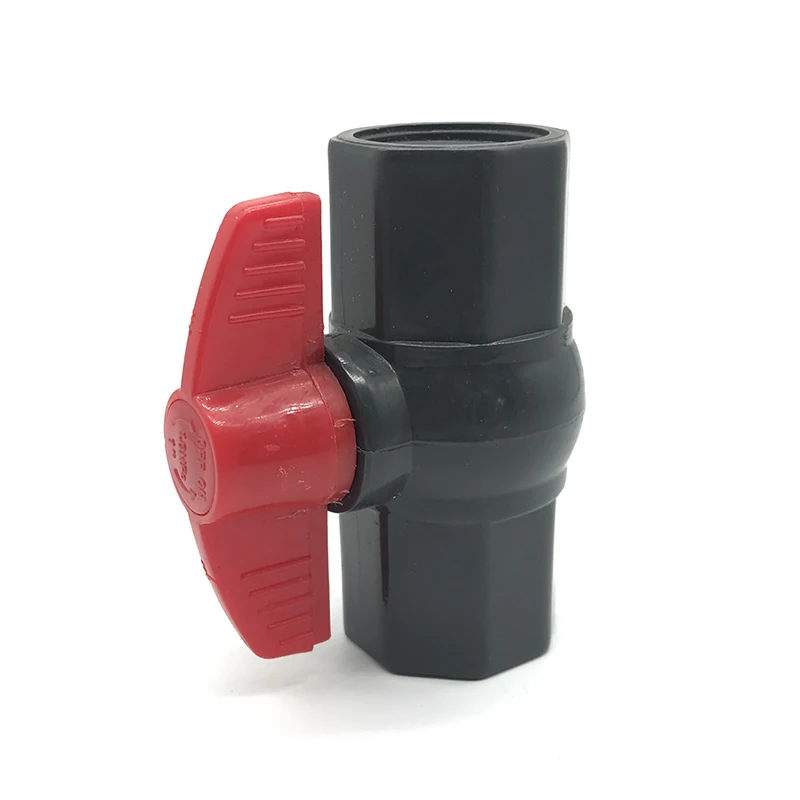 High Working Pressure PN16 Octahedral PVC Thread Ball Valve With 1/2' - 4' Size