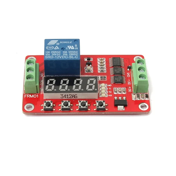 Newer Version 12V Multifunction Delay Time Module Multifunction Self-lock Relay