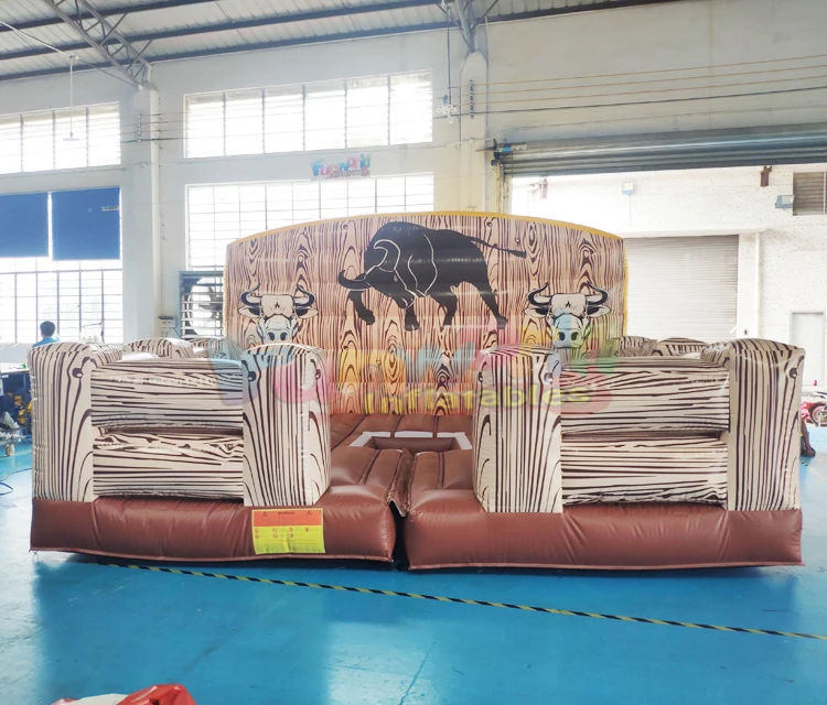 Wholesale commercial adult interactive bounce house sport fighting game inflatable mechanical rodeo bull