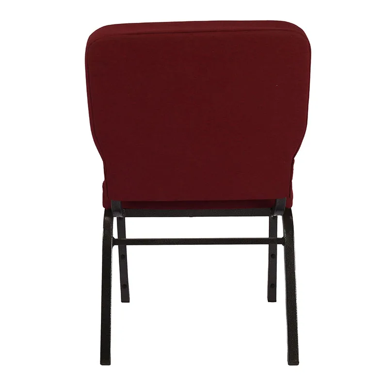 Фабрика продает под заказ красную штабелируемую металлическую обивку с карманами скрытой спинкой дизайнерские церковные стулья для кинотеатра