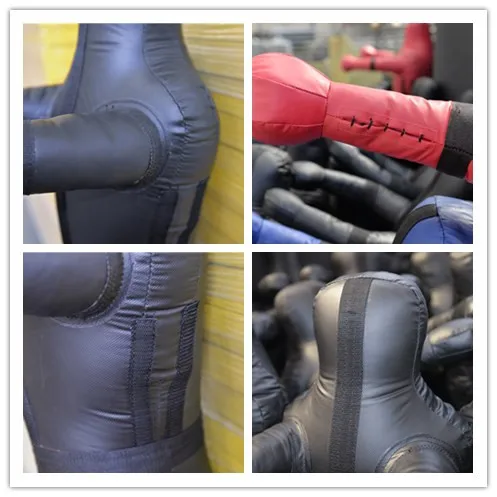 Hot selling martial sports boxing PVC&PU leather dummy cheap punching equipment mma grappling wrestling boxing dummies