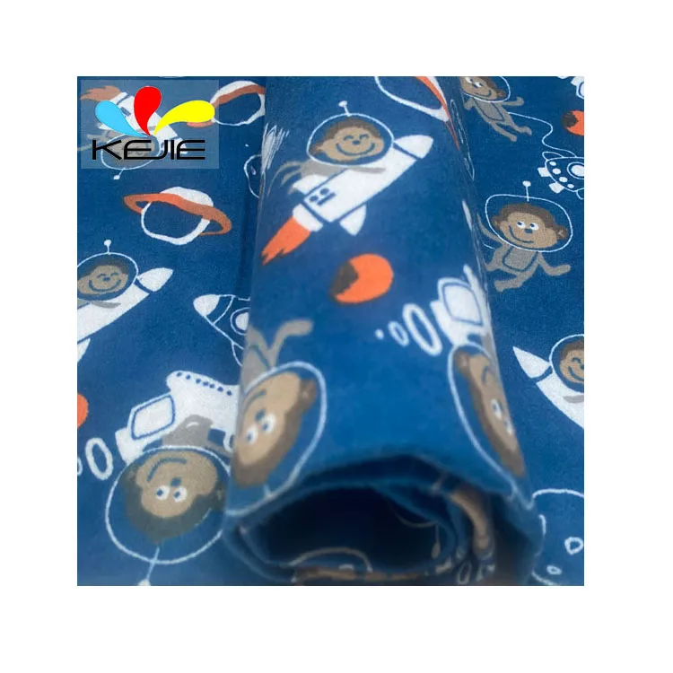 100% cotton flannel cotton fabric baby cotton flannels flannel fabric blue plaid