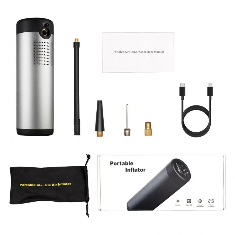 Newest 150PSI Products Adaptable Portable DC 5V 2A Portable Multi-function Car Tyre Pump Air Compressor Air Pump for Car Tires