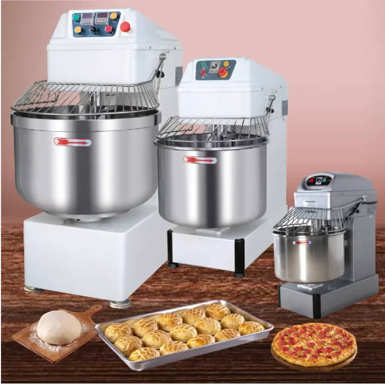 industrial commercial spiral dough mixer machine 120l 160l 100l 50l 20kg price three phase dubai 25kg capacity hs 50 40 30 in uk
