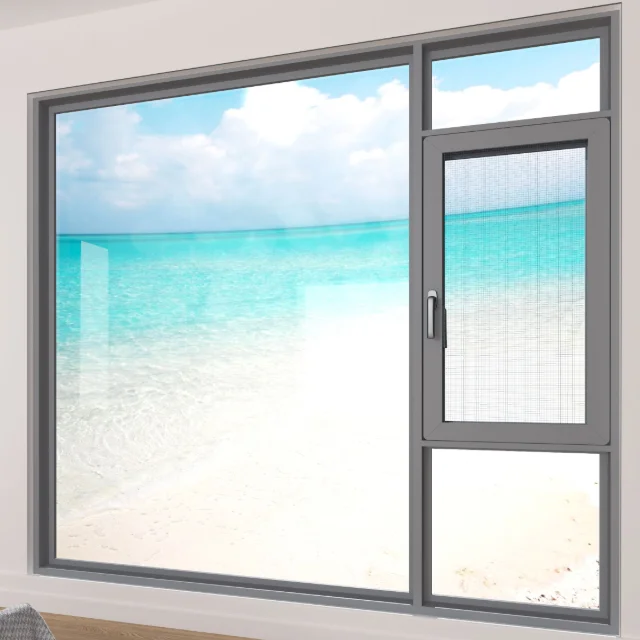 Factory Directly Supply Security Aluminium Swing Windows And Door Design Swing Outward Window