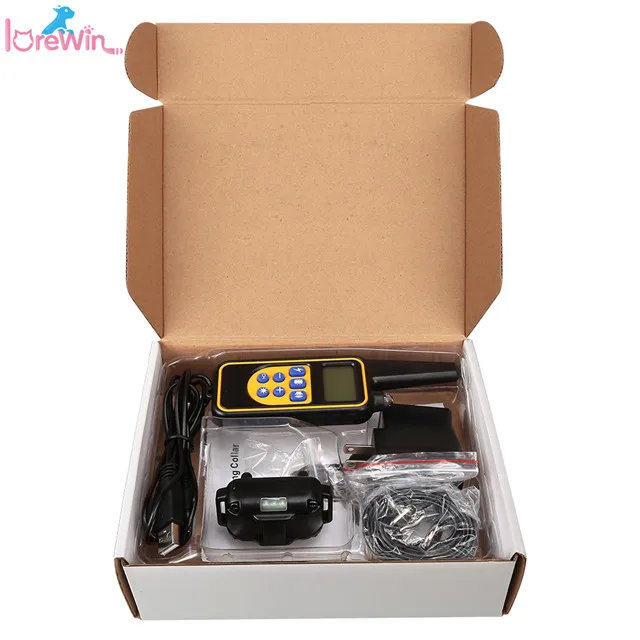 LoreWin LY-880 Самые продаваемые товары 2019 Удаленная собака лает Электрический тренировочный ошейник Перезаряжаемый для обучения питомцев