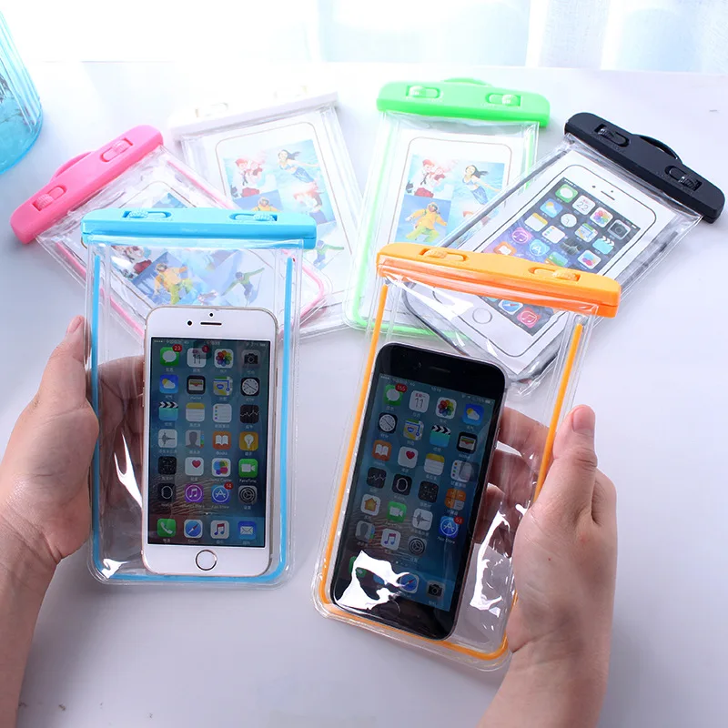 Оптовая продажа ПВХ Универсальный Размер Подводный IPX8 водонепроницаемый чехол для телефона сумка мобильного