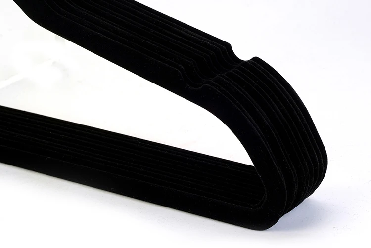 Heavy Duty Custom Coat Durable Clothes Hanger Non slip Clothing Velvet Hangers