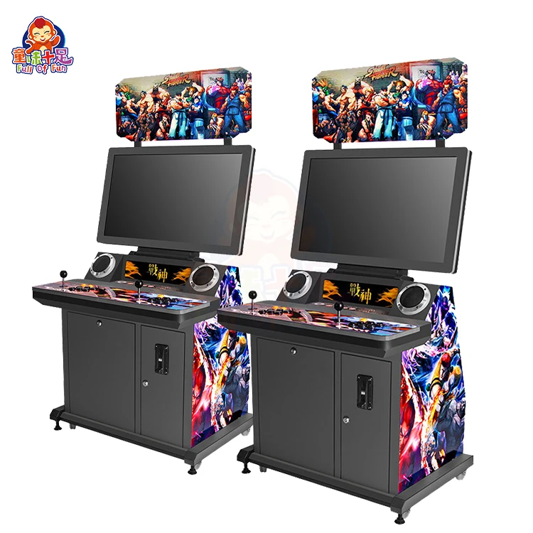 Skill Games Machine Arcade Equipment Coin Operated Retro Arcade Fighting Game Machine Street Fighter Arcade Machine