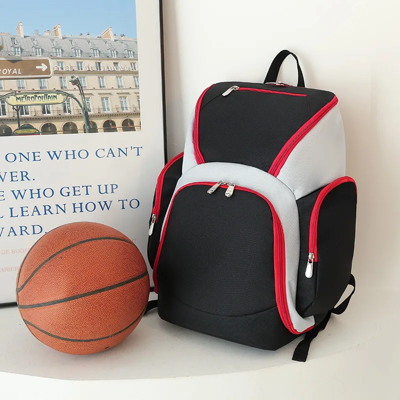 Custom Logo Hot Sale Sports Backpack Bag  Boys Large Capacity Customized Basketball Backpacks