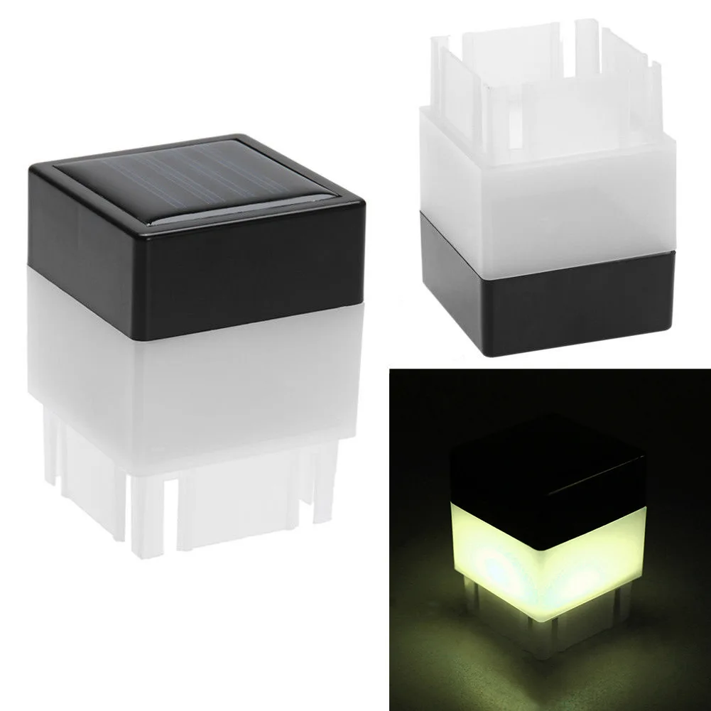 Прямая продажа с завода, Высококачественная наружная Светодиодная лампа на солнечной батарее для забора, столба, садовая лампа