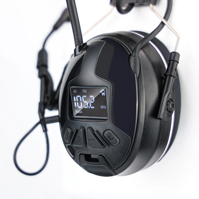 Hearing protection electronic earmuffs pickup noise reduction communication headphones headset