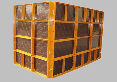 Steel Construction Concrete Material Fork Head Flat Column Wall Plywood Forms Panels Pillar Block Slab Mould Formwork System TIA