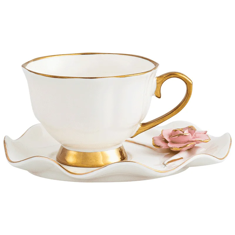 European 6 sets cup saucer tea and coffee cup sets gift box
