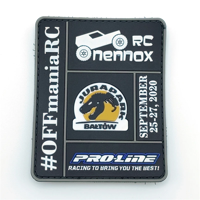 Clothing Labels Accessories Maker Custom Embossed 3D Brand Name Logo Soft PVC Rubber Patches for Hats