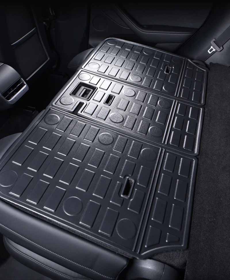 Tesla Model Y Second Row Seats Back Cover All Weather Seat Protector Pet Mat for 2022 2021 2020 Model Y accessories
