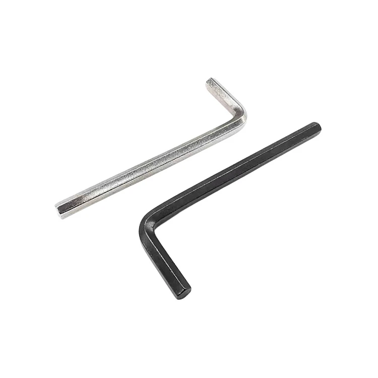 2mm 3mm 4mm 5mm 6mm 7mm 8mm 10mm Nickel Plated Carbon Steel Screw Driver L Shape Long Allen Hex Key Wrench