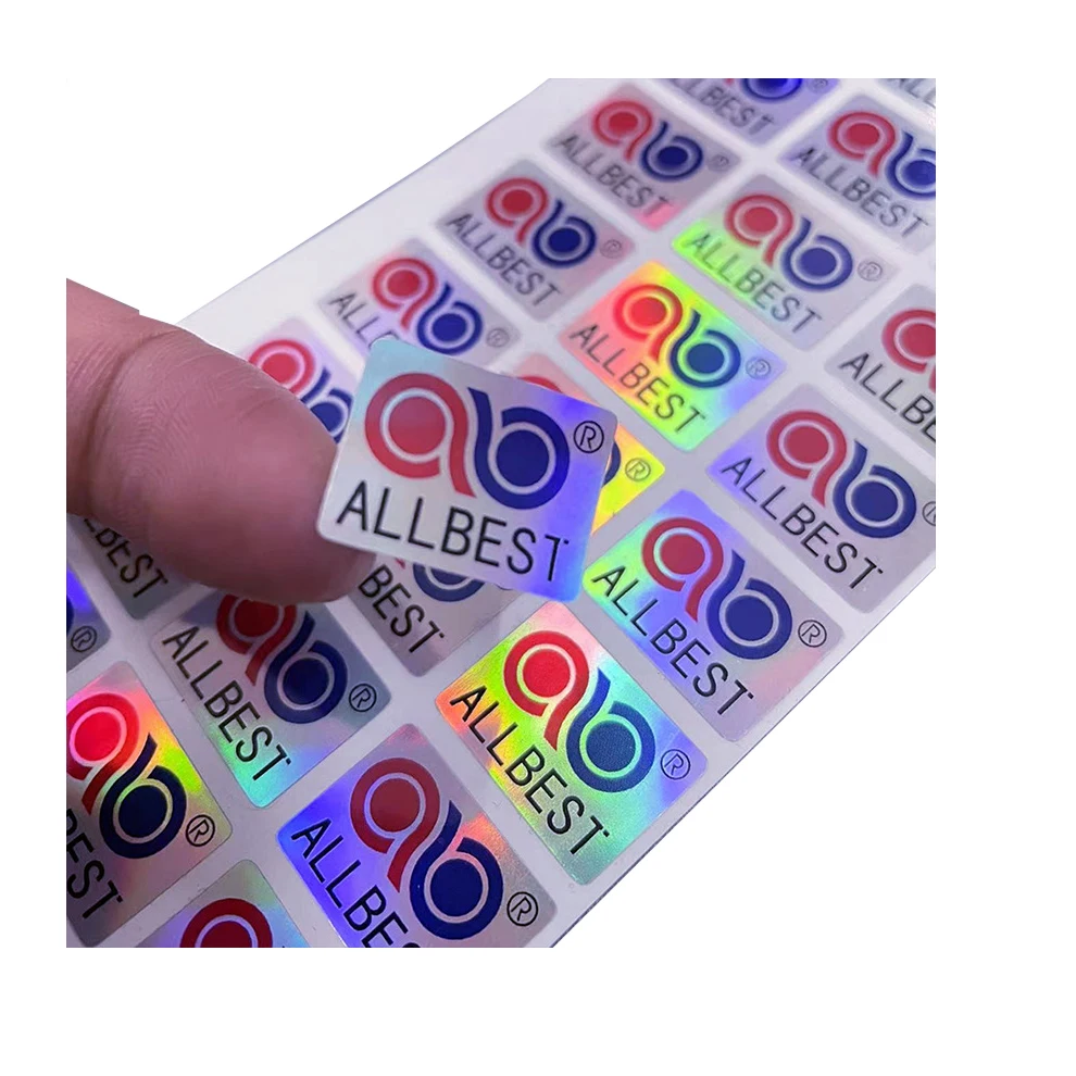 Custom Laser security Hologram Labels Scratch off hologram sticker label Tamper evidence Hologram sticker