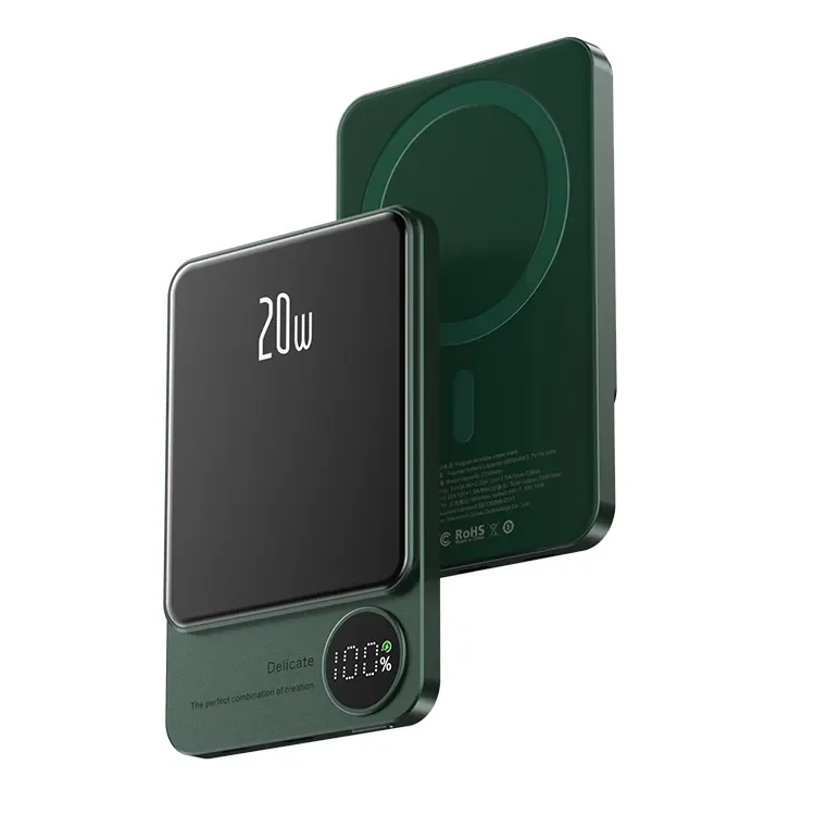 10000mAh Fast Charging External Battery Magnetic 20w pd 15w Wireless Charger Portable Power Bank