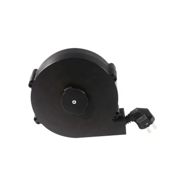 Оптовая продажа черная 3-контактная Выдвижная электрическая розетка для пылесоса кабель Ретрактор катушка 5