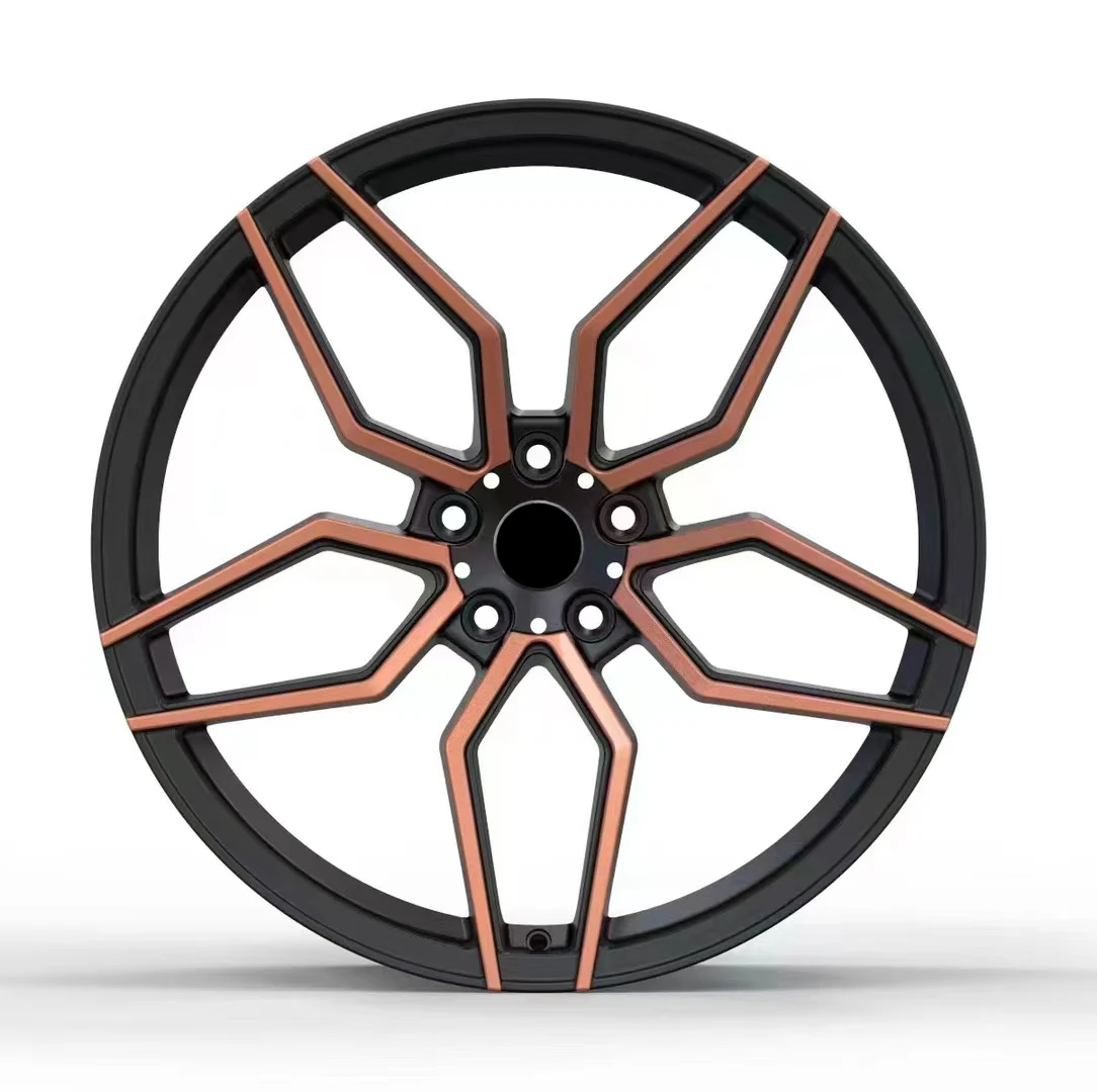 Passenger Car Wheels 17 18 19 20 21 Inch Alloy Forged  5x112 5x114.3 5x120 Rims 2 colors